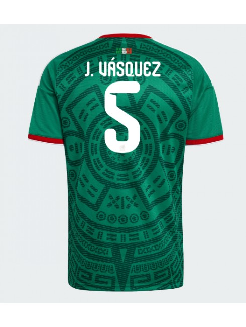 Mexiko Johan Vasquez #5 Heimtrikot WM 2026 Kurzarm Mexiko Johan Vasquez #5 Heimtrikot WM 2026 Kurzarm